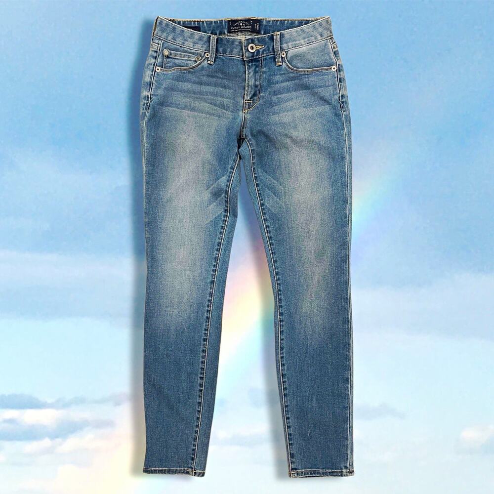 VTG Lucky Brand Women Lolita Ankle Skinny Stretch Jeans 5-Pocket Low Rise S2/28